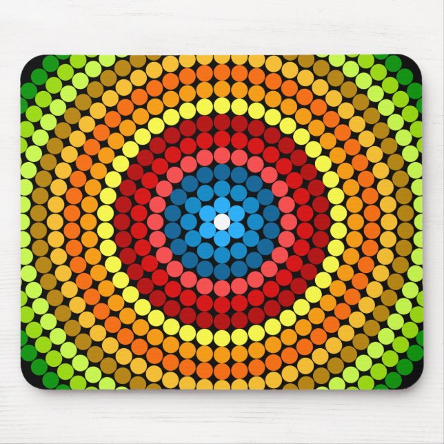 Abstrakt Mandala Art Design-65904 Musmatta (Framsidan)