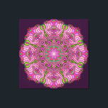 Abstrakt Mandala Kanvastryck Rosa Pops<br><div class="desc">Denna konstnärliga geometriska utformning har former och detaljer för fantastisk och trendig mjukt färg. Du kan anpassa den här produkten genom att ändra bakgrunden till färg för att få den kombination av färg som du verkligen vill ha. Det är också möjligt att lägga till text.</div>