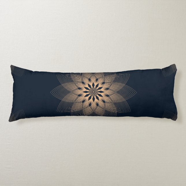 Abstrakt mandala kroppskudde (Framsidan)