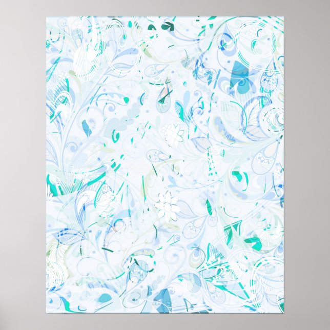 Abstrakt Mandala Poster (Framsidan)