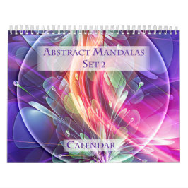 Abstrakt Mandalas Set 2 Calendar Kalender