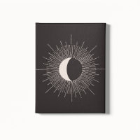 Abstrakt Måne Burst Eclipse