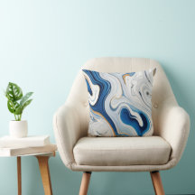 Abstrakt marble Dekorativ kudde