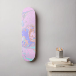 Abstrakt Marble Mini Skateboard Bräda 18,5 Cm
