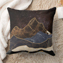 Abstrakt Marble Mountain under Starry Himmel