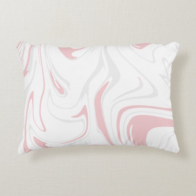 Abstrakt Marble Prydnadskudde (Framsidan)