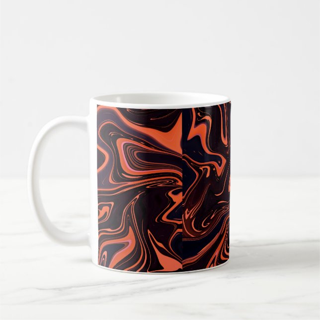 Abstrakt Marble Struktur Background Kaffemugg (Vänster)