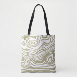 Abstrakt Marble Vågar Artwork | Tote Bag Tygkasse