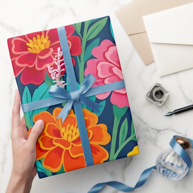 Abstrakt Marigold Mån Presentpapper (Gifting)