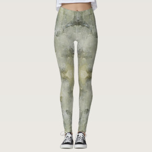 Abstrakt marmor mönster leggings