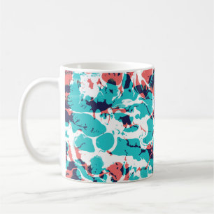 Abstrakt Marsted Papper Art Background Kaffemugg