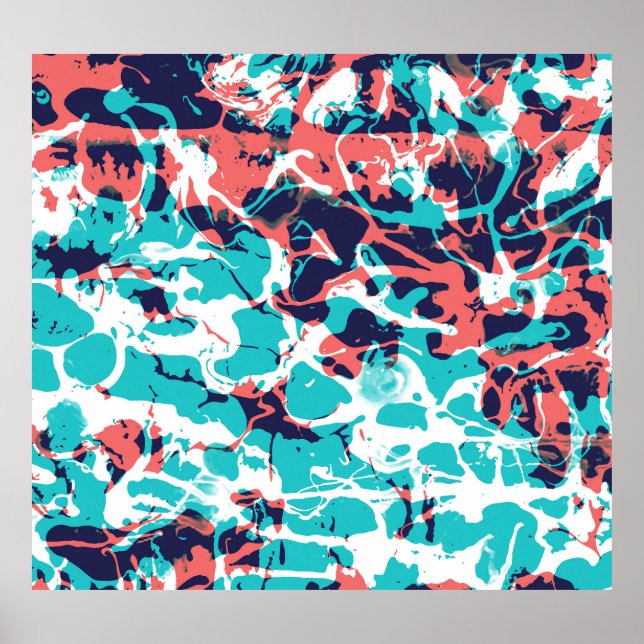 Abstrakt Marsted Papper Art Background Poster (Framsidan)