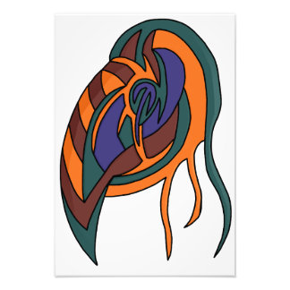 Abstrakt mask 1 fototryck