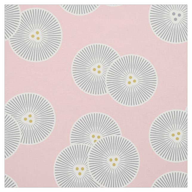 Abstrakt maskros tyg (Provkarta)