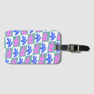 Abstrakt Matisse Inspired Löv Plant Kontrollerad Bagagebricka