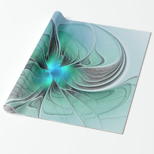 Abstrakt med blå, modern formgivning presentpapper