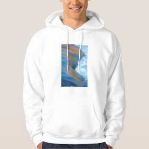 Abstrakt med blått vatten, Kanada Hoodie