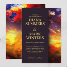 Abstrakt med färgat himlar. Bröllop