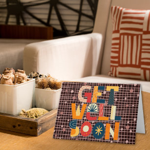 Abstrakt med fet rutnät och prickad komma snart kort