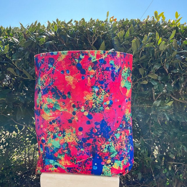 Abstrakt med flera färgader tygkasse (Skapare uppladdad)