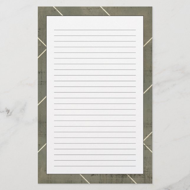 Abstrakt med geometriska former brevpapper (Framsida)