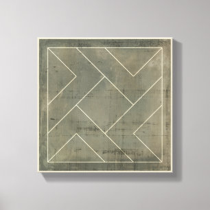 Abstrakt med geometriska former canvastryck