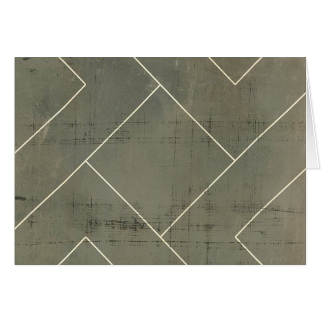 Abstrakt med geometriska former hälsningskort (Framsidan Horizontal)