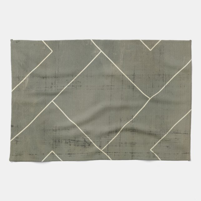 Abstrakt med geometriska former kökshandduk (Horisontell)