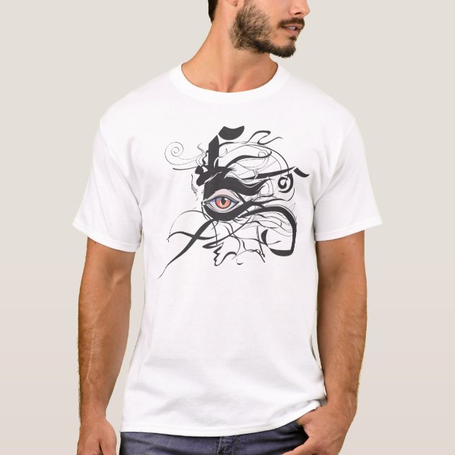 Abstrakt med ögaT-tröja Tee Shirt (Framsida)