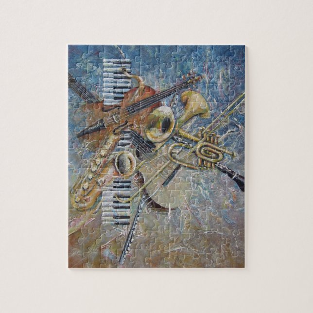 Abstrakt melodipussel pussel (Vertikal)