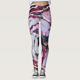 Abstrakt Mercury Art Leggings