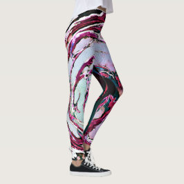 Abstrakt Mercury Art Leggings