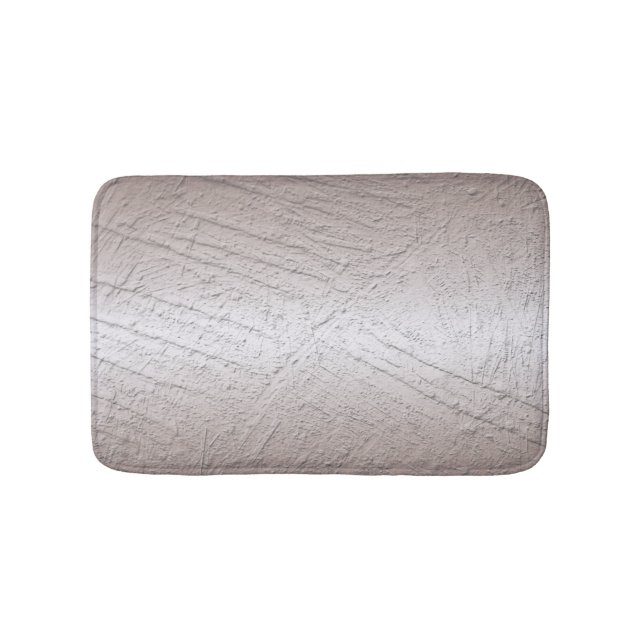 Abstrakt metallisk borstad ytatextur badrumsmatta (Framsidan)