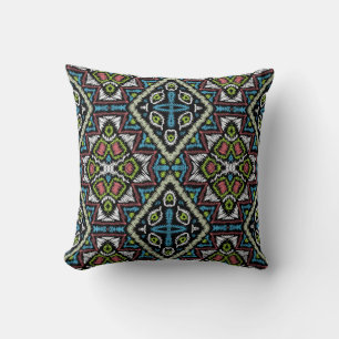 Abstrakt mexican tribal retro african ethno tradit kudde