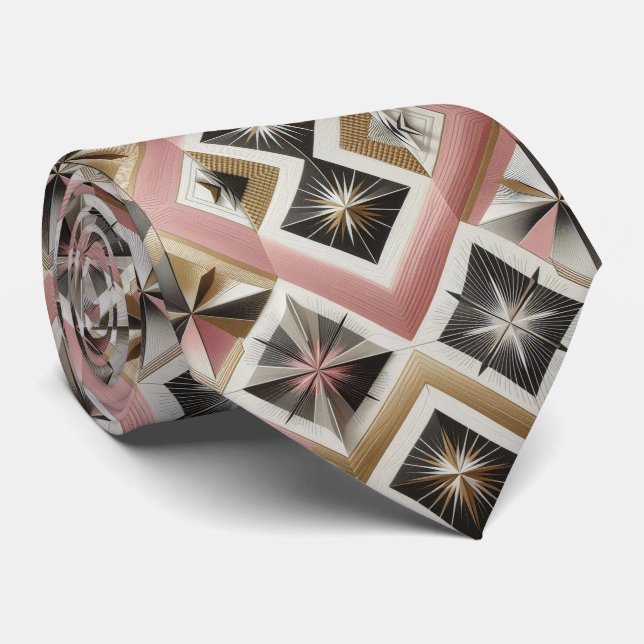 Abstrakt Mid Century Modern Stjärnspridning Diaman Slips (Rullad)