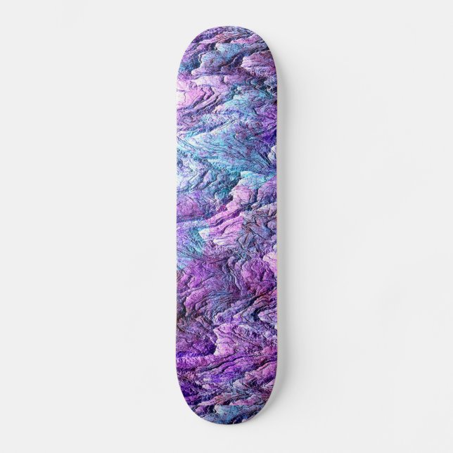 Abstrakt Mini Skateboard Bräda 18,5 Cm (Framsida)