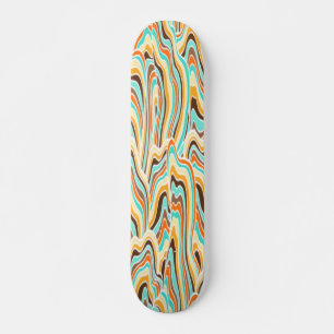 Abstrakt Mini Skateboard Bräda 18,5 Cm
