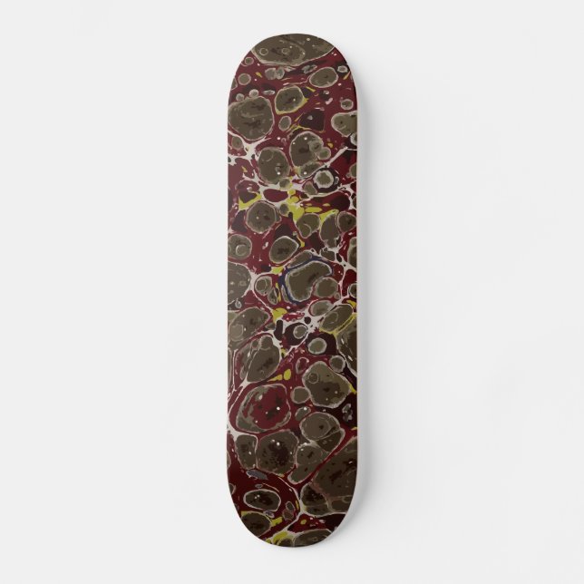Abstrakt Mini Skateboard Bräda 18,5 Cm (Framsida)
