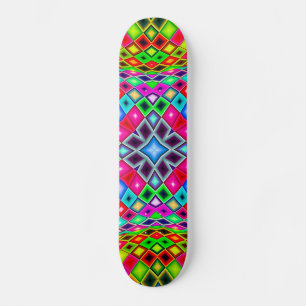 Abstrakt Mini Skateboard Bräda 18,5 Cm