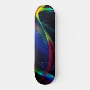 Abstrakt Mini Skateboard Bräda 18,5 Cm