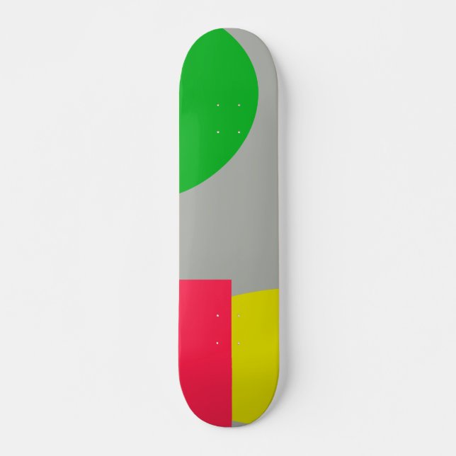 Abstrakt Mini Skateboard Bräda 18,5 Cm (Framsida)