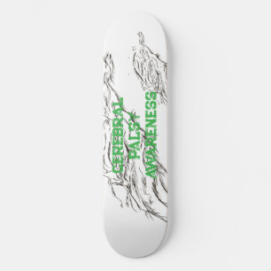 abstrakt mini skateboard bräda 18,5 cm