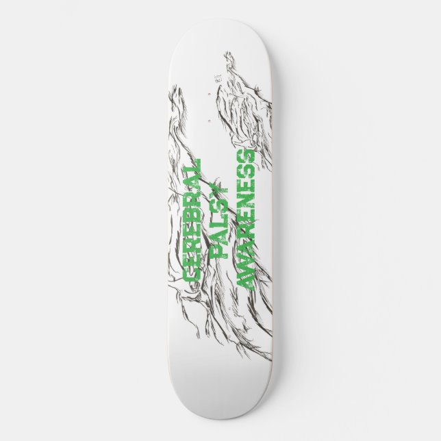 abstrakt mini skateboard bräda 18,5 cm (Framsida)