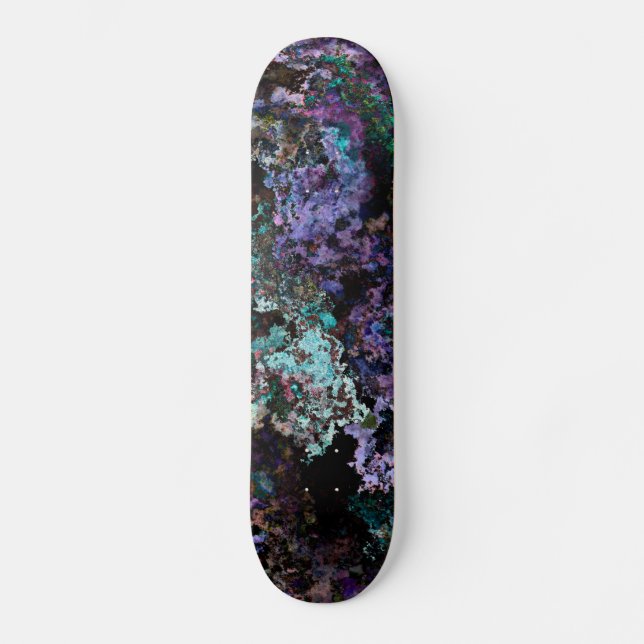 Abstrakt Mini Skateboard Bräda 18,5 Cm (Framsida)