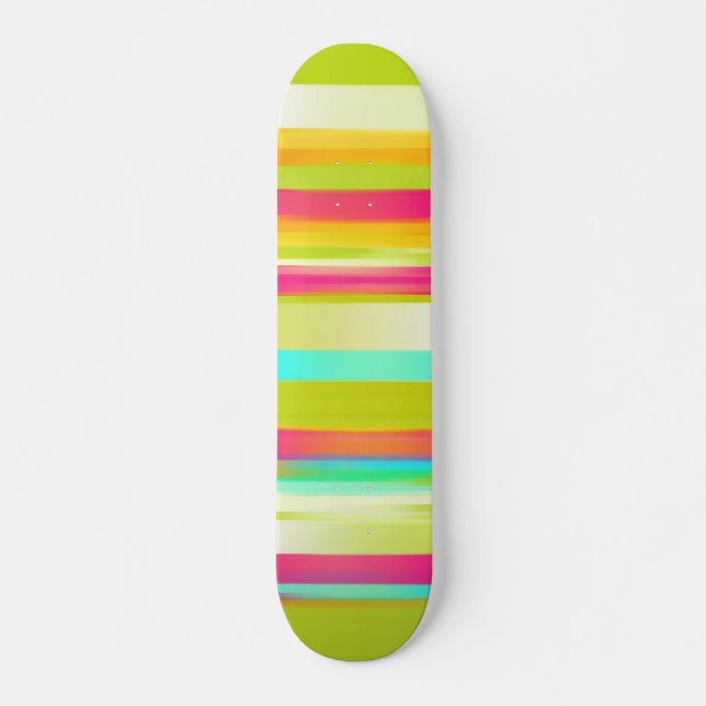 Abstrakt Mini Skateboard Bräda 18,5 Cm (Framsida)