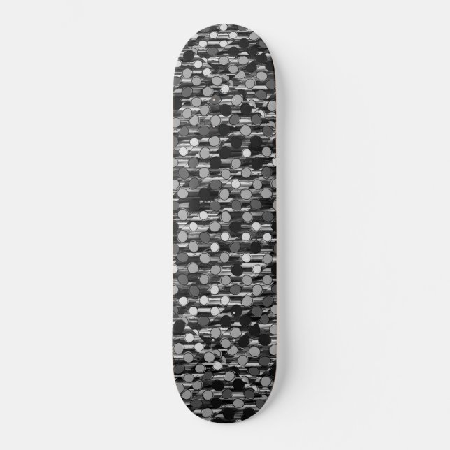 Abstrakt Mini Skateboard Bräda 18,5 Cm (Framsida)
