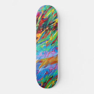 Abstrakt Mini Skateboard Bräda 18,5 Cm
