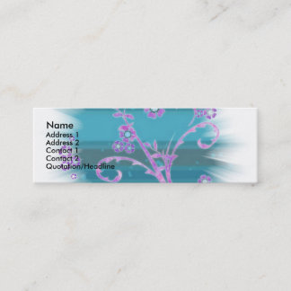 abstrakt mini visitkort
