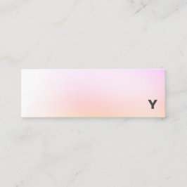Abstrakt Minimalist lutningkortkortvisitkort Mini Visitkort
