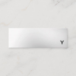 Abstrakt Minimalist lutningkortkortvisitkort Mini Visitkort